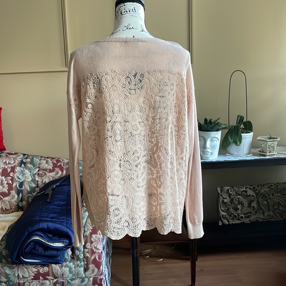 American Eagle Outfitters Light Pink Blush Sweater - Picture 2 of 4
